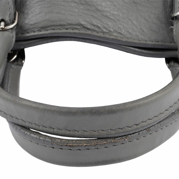 BALENCIAGA Gray Leather Bag - Picture 5 of 13
